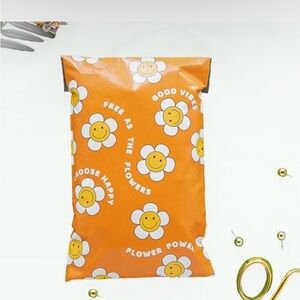 6x9 good vibes flower poly mailer x10